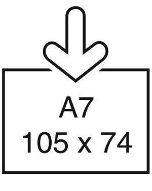 Prijskaartraam acryl 105x74 A7 klik