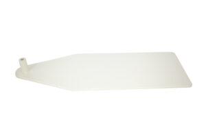 Voetplaat kunststof wit 90x250 mm