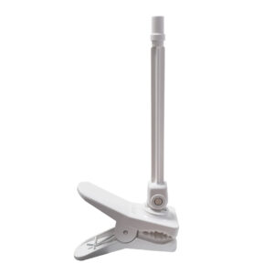 Knijper met staaf wit