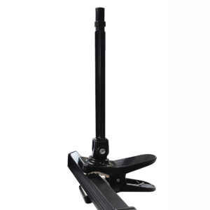 Knijper met staaf zwart