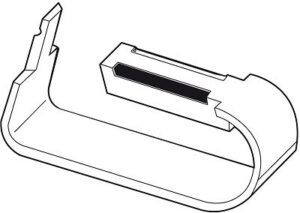 Raamhouder met magneet verend klik