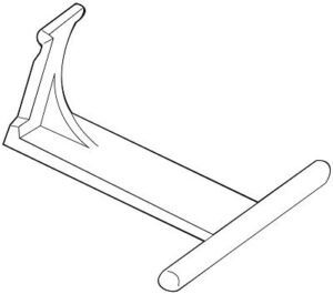 Steun-/afstandhouder klik transparant