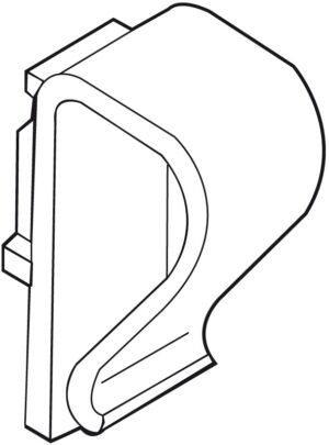 Haak voor draadmand breed max 20mm klik