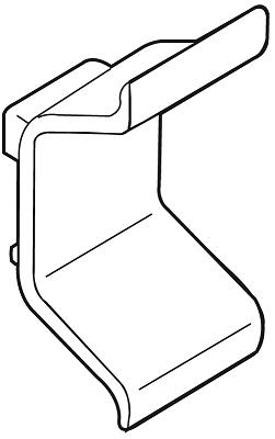 Houder voor scanprofiel 40mm binnenzijde