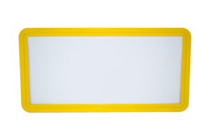 Prijskaartraam geel 210 x 99mm klik