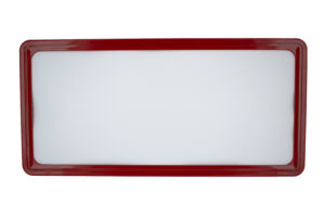 Prijskaartraam rood 140x297mm klik