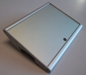 Winkelwagen display A5 alu.kleurig