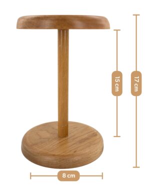 Houten display rond ø8cm hoogte 15cm