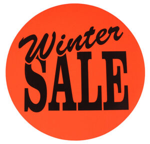 Raambiljet WINTER SALE 24cm rood zwart