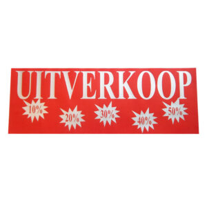 Raambiljet UITVERKOOP % (1x)
