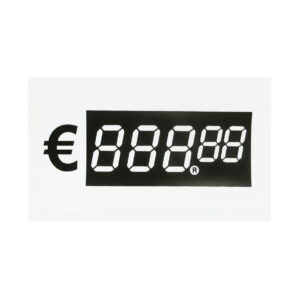 Digitale prijskaart €888.88 39x68mm