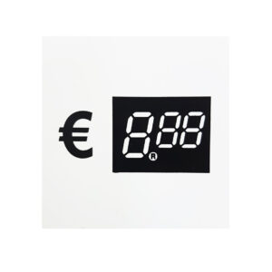 Digitale prijskaart €8.88 39x39mm