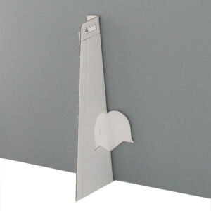 Standaard karton zelfklevend 34cm wit