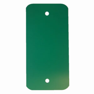 Label metaal 55x108mm groen (1000x)