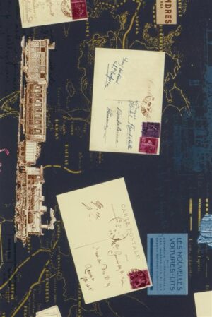 Cadeaupapier 50cm World Express Blue