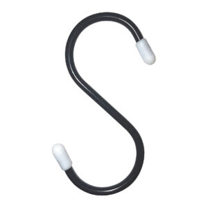 S-haak 85mm zwarte coating (1x)