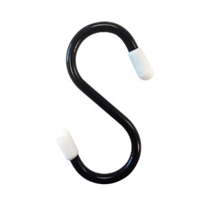 S-haak 63mm zwarte coating (1x)