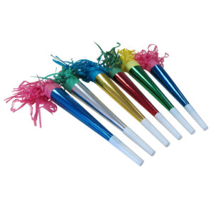 Toeters, 6 stuks, 25cm, assorti