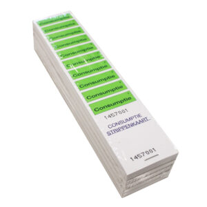 Consumptiestrippenkaart groen (2500x)