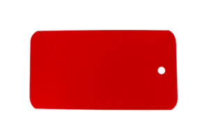 PVC label rood 120x65mm (1.000x)