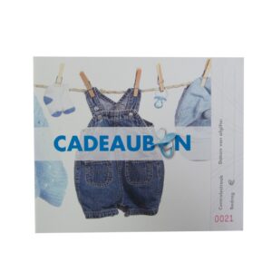 Cadeaubon 15,5x13cm  + envelop