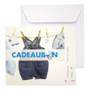 Cadeaubon 15,5x13cm  + envelop