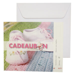 Cadeaubon 15,5x13cm  + envelop