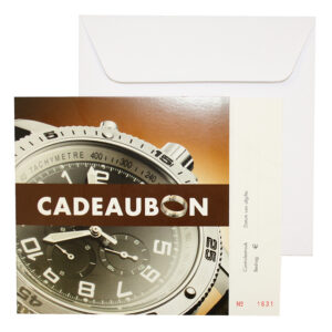 Cadeaubon 15,5x13cm  + envelop