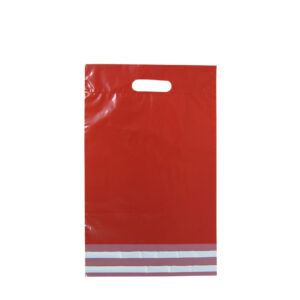 Verzendtassen 30x39cm rood handvat (1x)
