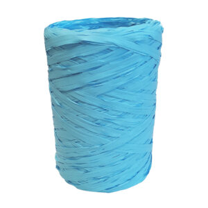 Raffia lichtblauw 5 mm x 100 meter