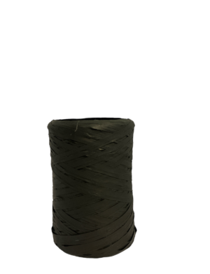 Raffia zwart 5mm x 100 meter