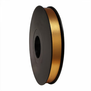 Cadeaulint metallic mat goud 14mm