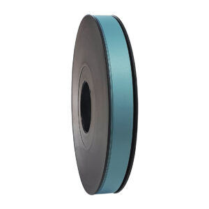 Cadeaulint metallic mat lichtblauw 14mm