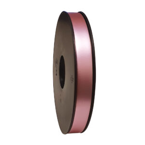 Cadeaulint metallic mat roze 14mm