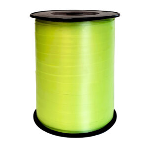 Cadeaulint fluor geel 10mm x 250 meter