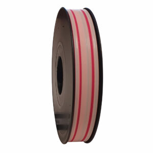 Cadeaulint roze gestreept 20mm