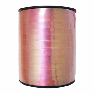 Cadeaulint parelmoer roze 10mm x 250m