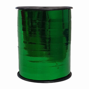 Cadeaulint metallic groen 10mm