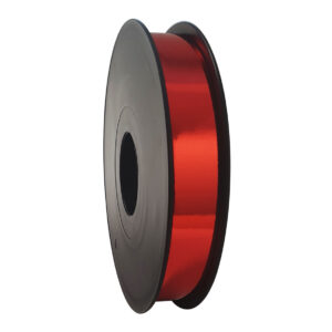 Cadeaulint metallic rood 19mm x 100mtr