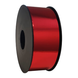 Cadeaulint metallic rood 50mm
