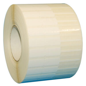 Juweliersetiket 68x10mm wit perm, 1500