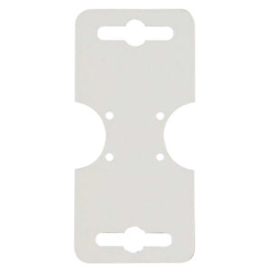 Bijouterie label wit, 125 stuks