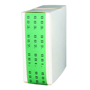 Schoengelijkheidsnummer groen 3x 000-999