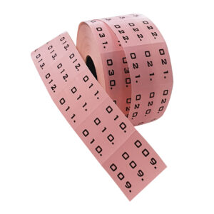 Schoengelijkheidsnummers roze 3x 000-999