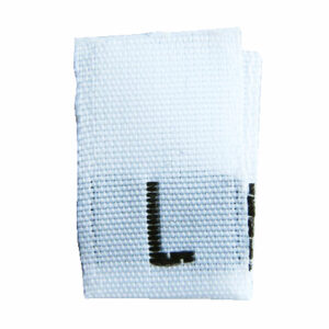 Maatetiketten innaaibaar w/z L