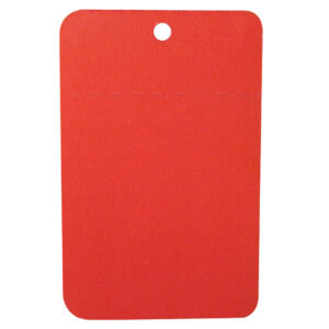 Hangetiket 60x40mm rood (1000x)