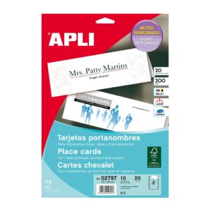 Reserveringkaart 180x125mm - Apli 02797