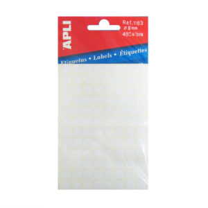 Etiket 8mm wit Apli 01183 (480x)