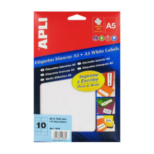 Etiket 42x74,6mm -Apli 01878- 170st.