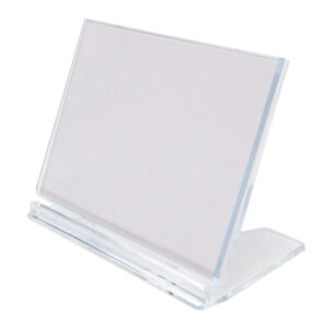 Prijskaarthouder scharnier 65x100mm